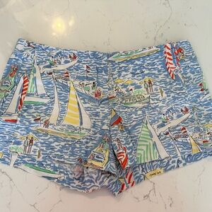 Lilly Pulitzer Liza Shorts Get Nauti Size 8